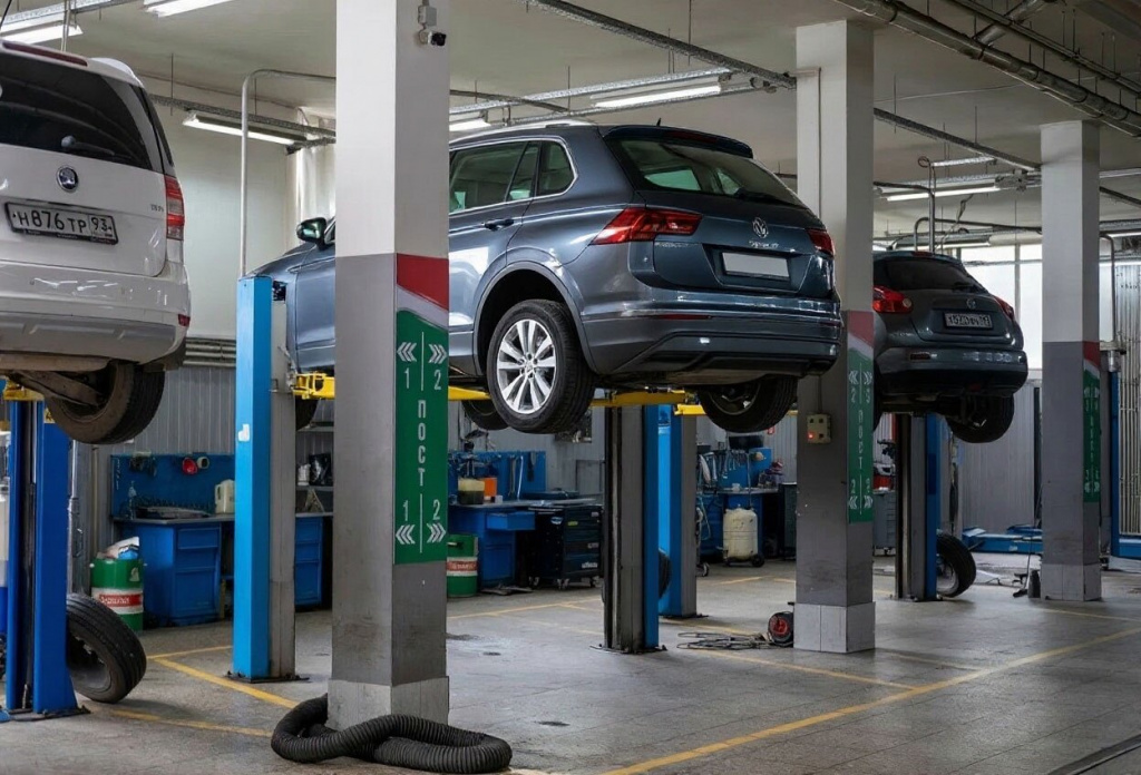 Ремонт тормозной системы Volkswagen Tiguan в Краснодаре